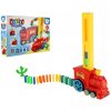 Teddies Lokomotíva/Vlak domino stavací plast 16cm na batérie so zvukom so svetlom Teddies Lokomotíva/Vlak domino stavací plast 16cm na batérie so zvukom so svetlom