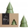 Originalhome sviečka v tvare vianočného stromčeka s vôňou matcha – stredná - Žíhaná zelená Originalhome sviečka v tvare vianočného stromčeka s vôňou matcha – stredná - Žíhaná zelená