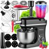 Kuchynský robot Kraft&Dele Planetárny mixér s misou, mlynček na mäso, mixér 3000 W, čierny Kuchynský robot Kraft&Dele Planetárny mixér s misou, mlynček na mäso, mixér 3000 W, čierny