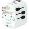 Cestovný adaptér SKROSS PRE Light USB World, UK+USA+Austrália/Čína, 2x USB-A, vr. adaptéra (PA46W) Cestovný adaptér SKROSS PRE Light USB World, UK+USA+Austrália/Čína, 2x USB-A, vr. adaptéra (PA46W)