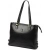 Kožená kabelka Florence KZ29071 čierna Kožená kabelka Florence KZ29071 čierna