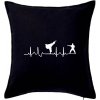 Karate EKG - Vankúš 50x50 - 50x50 - Iba poťah ( Čierna ) Karate EKG - Vankúš 50x50 - 50x50 - Iba poťah ( Čierna )