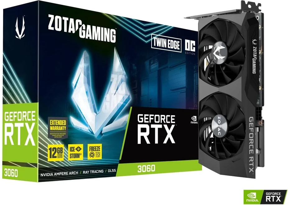 Zotac GeForce RTX 3060 GAMING Twin Edge 12GB GDDR6 ZT-A30600E-10M