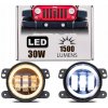 JEEP WRANGLER JK 2007-2018 HALOGÉNY 4'' LED 30W JEEP WRANGLER JK 2007-2018 HALOGÉNY 4'' LED 30W