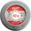 Milwaukee Rezný kotúč 125 x 1,0 mm 4932478998 10 ks