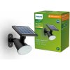 Záhradné nástenné svietidlo Solárne vonkajšie fasádne svietidlo LED 1,4 W 150 lm 2700K čierna Jivix Philips Záhradné nástenné svietidlo Solárne vonkajšie fasádne svietidlo LED 1,4 W 150 lm 2700K čierna Jivix Philips