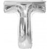 Grabo Nafukovací balónek písmeno T stříbrné 102 cm