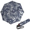 Knirps T.200 Medium Duomatic Botany sea elegantný plne automatický dáždnik