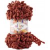 Alize Puffy Fine 90 - tmavá tehlová Alize Puffy Fine 90 - tmavá tehlová