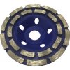 Dvojradový brúsny diamantový kotúč GEKO 125 mm Dvojradový brúsny diamantový kotúč GEKO 125 mm