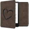 KW Mobile Felt Brushed Heart KW5625802 pre Amazon Kindle Paperwhite 5 2021 hnedé