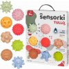 Tullo Pastelové senzorické loptičky sada 8 loptičiek