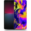 Picasee silikónový čierny obal pre Sony Xperia 10 IV 5G - Burn Picasee silikónový čierny obal pre Sony Xperia 10 IV 5G - Burn