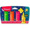 Zvýrazňovač Maped Pixel Party Mini - súprava 4 farieb Zvýrazňovač Maped Pixel Party Mini - súprava 4 farieb