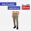 DOMYOS Pánske nohavice 500 Essentials na fitness kaki S W30 L33 DOMYOS Pánske nohavice 500 Essentials na fitness kaki S W30 L33