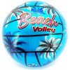 Volejbalová plážová lopta Beach Volley 3farby 21cm - modrá - Volejbalová plážová lopta Beach Volley 3farby 21cm - modrá -