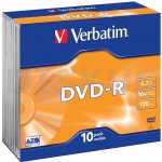 Verbatim DVD-R 4,7GB 16x, 10ks