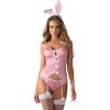 Sexy kostým OBSESSIVE Bunny suit ružová L/XL Sexy kostým OBSESSIVE Bunny suit ružová L/XL