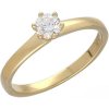 MOISS Luxusný diamantový prsteň zo žltého zlata RAL00057-P 54 mm MOISS Luxusný diamantový prsteň zo žltého zlata RAL00057-P 54 mm