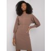 Dress-RV-SK-6079.65-brown hnedá L RUE PARIS 2016103111411 Dress-RV-SK-6079.65-brown hnedá L RUE PARIS 2016103111411