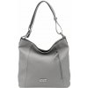 Kožená kabelka MiaMore sivá KZ46483 Kožená kabelka MiaMore sivá KZ46483