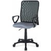 Autronic KA-B047 GREY kancelárska stolička, látka MESH šedá / čierna Autronic KA-B047 GREY kancelárska stolička, látka MESH šedá / čierna