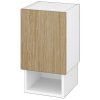 Dreja Horná skrinka INVENCE SYDO 35 - L01 Biela vysoký lesk / A01 Dub (masív) / Pravé Dreja Horná skrinka INVENCE SYDO 35 - L01 Biela vysoký lesk / A01 Dub (masív) / Pravé