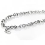 Storm Initial Chain Silver