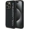 Karl Lagerfeld 3D Rubber Glitter Logo Zadní Kryt pro iPhone 14 Pro Black Karl Lagerfeld 3D Rubber Glitter Logo Zadní Kryt pro iPhone 14 Pro Black
