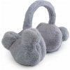Kožušinové klapky na uši - šedá Kožušinové klapky na uši - šedá