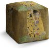 Sablio Taburet Cube Bozk - Gustav Klimt: 40x40x40 cm Sablio Taburet Cube Bozk - Gustav Klimt: 40x40x40 cm