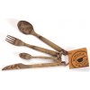 Súprava príborov Kupilka Cutlery Farba: hnedá Súprava príborov Kupilka Cutlery Farba: hnedá