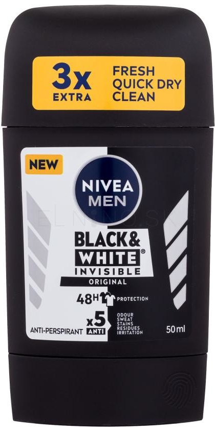 Nivea Men Black & White Invisible Original deostick 50 ml