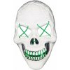 Verk Desivá svietiaca maska lebka bielozelená Verk Desivá svietiaca maska lebka bielozelená