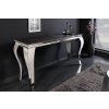 LuxD Dizajnová konzola Rococo 140 cm čierna / strieborná LuxD Dizajnová konzola Rococo 140 cm čierna / strieborná