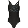 adidas Plavky jednodielne Big Bars X-Back Swimsuit Čierna adidas Plavky jednodielne Big Bars X-Back Swimsuit Čierna