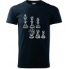 Šachové figúrky kreslené - Klasické pánske tričko vyššej gramáže - 2XL ( Tmavomodrá (veľmi tmavá - skoro čierna) ) Šachové figúrky kreslené - Klasické pánske tričko vyššej gramáže - 2XL ( Tmavomodrá (veľmi tmavá - skoro čierna) )