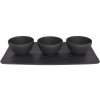 Villeroy & Boch Manufacture Rock súprava misiek na dip s podnosom 10-4239-9023 Villeroy & Boch Manufacture Rock súprava misiek na dip s podnosom 10-4239-9023