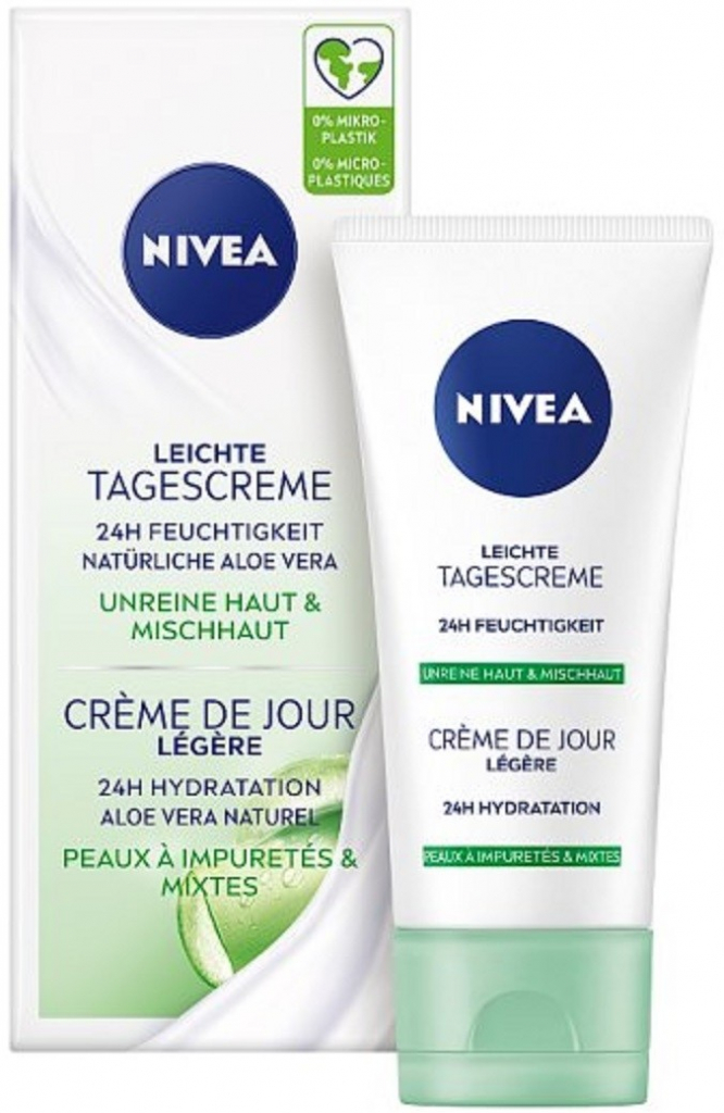 Nivea 24 h Moisture denný krém s aloe vera 50 ml