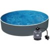 Bazén AZURO GRAPHIT 5,5 x 1,2m + piesková filtrácia 9m3/h Bazén AZURO GRAPHIT 5,5 x 1,2m + piesková filtrácia 9m3/h