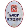 Ceduľa Národná Bezpečnosť - historická tabuľa ČSSR 40cm x 30cm Plechová tabuľa Ceduľa Národná Bezpečnosť - historická tabuľa ČSSR 40cm x 30cm Plechová tabuľa
