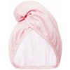 Glov Oboustranný vlasový turban z mikrovlákna a veganského saténu, rychleschnoucí, proti krepatění, saténově růžový Glov Oboustranný vlasový turban z mikrovlákna a veganského saténu, rychleschnoucí, proti krepatění, saténově růžový