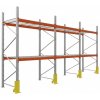Majster Regál Palettenregale - Grundregal - 400 - 270 - 110 - 2 - 1000 - 3 - wire mesh - protector, Pozinkované/Oranžová Majster Regál Palettenregale - Grundregal - 400 - 270 - 110 - 2 - 1000 - 3 - wire mesh - protector, Pozinkované/Oranžová