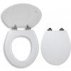 NOVASERVIS Prestige WC sedátko SoftClose, tvarované drevo, biela NOVASERVIS Prestige WC sedátko SoftClose, tvarované drevo, biela