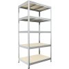 Regál do špajze Biedrax 50 x 120 x 180 cm, pozink, 5 políc OSB 10 mm, nosnosť 200 kg na policu Regál do špajze Biedrax 50 x 120 x 180 cm, pozink, 5 políc OSB 10 mm, nosnosť 200 kg na policu