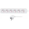 Predlžovací prívod Solight PP61, 6 zásuviek, biely, 2m (SOLIPP61) Predlžovací prívod Solight PP61, 6 zásuviek, biely, 2m (SOLIPP61)