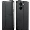 Knižkové puzdro Xiaomi Poco X8 Pro 5G / Redmi Turbo 5 5G prešívané čierne Knižkové puzdro Xiaomi Poco X8 Pro 5G / Redmi Turbo 5 5G prešívané čierne