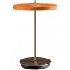 UMAGE LED dobíjacia stolová lampa Asteria Move, oranžová/mosadz 31 cm - 2508 UMAGE LED dobíjacia stolová lampa Asteria Move, oranžová/mosadz 31 cm - 2508