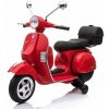 mamido Detský elektrický skúter Vespa 2x45W červený mamido Detský elektrický skúter Vespa 2x45W červený