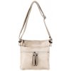 SANDRA dámska crossbody koženková kabelka Béžová SANDRA dámska crossbody koženková kabelka Béžová